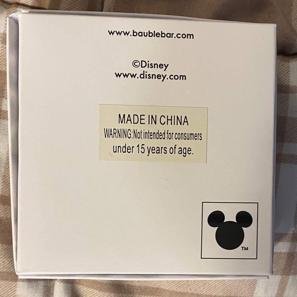 BaubleBar Disney Mickey Mouse Beach Charm Necklace NWT Summer Vacation Boxed - Picture 3 of 3